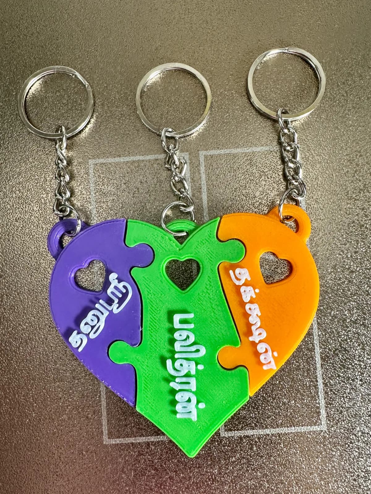 TRIO — 3-Piece Puzzle Heart 2