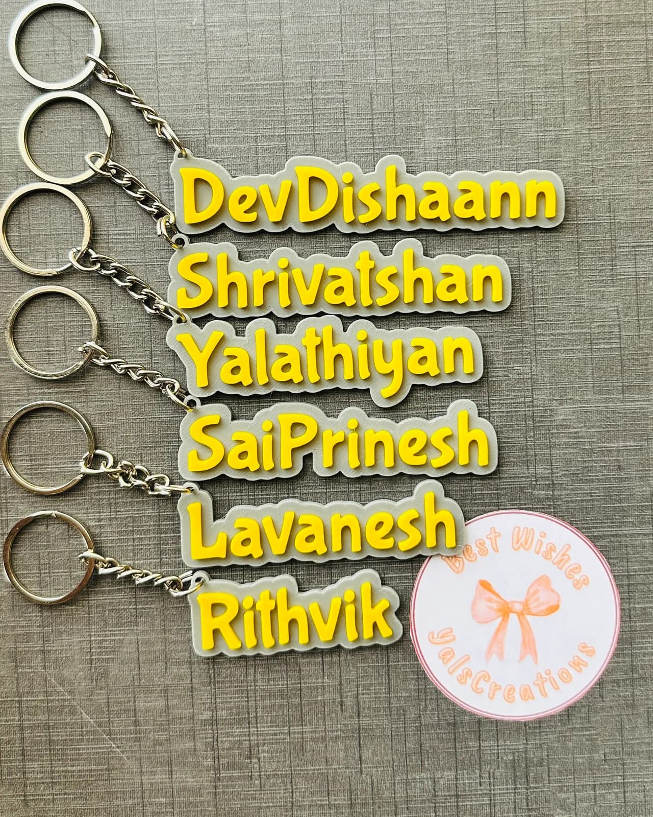 NOVA — Classic Name Keychain 2