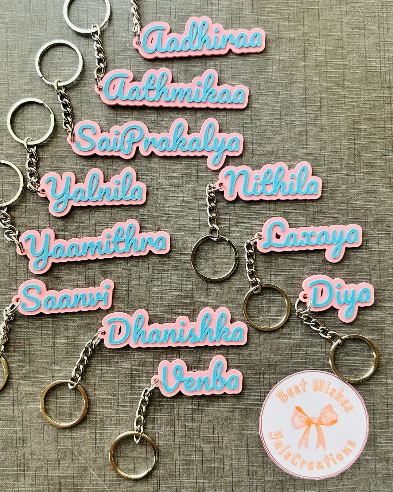 NOVA — Classic Name Keychain 3